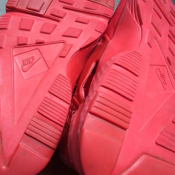 Nike Huarache Run Casual Shoes Sneakers Red sz 13C - Picture 6 of 9